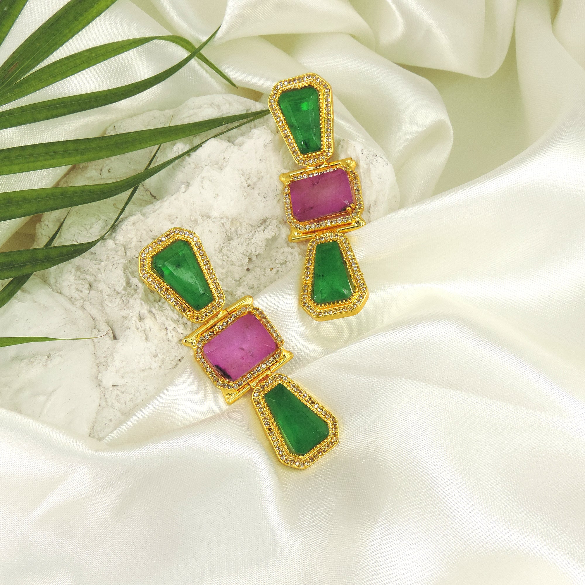 Colour Cracker earings