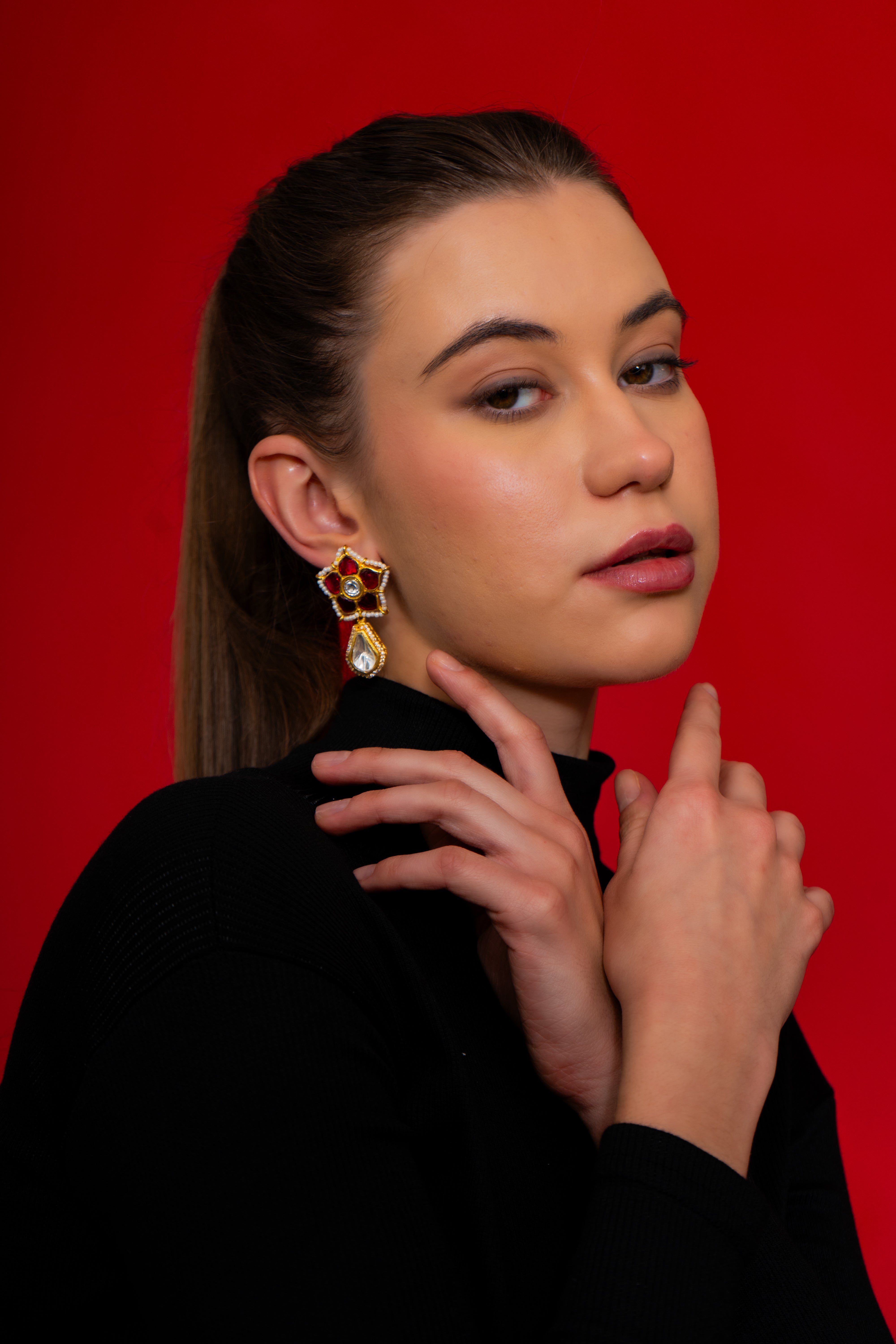 Genda jadau earings