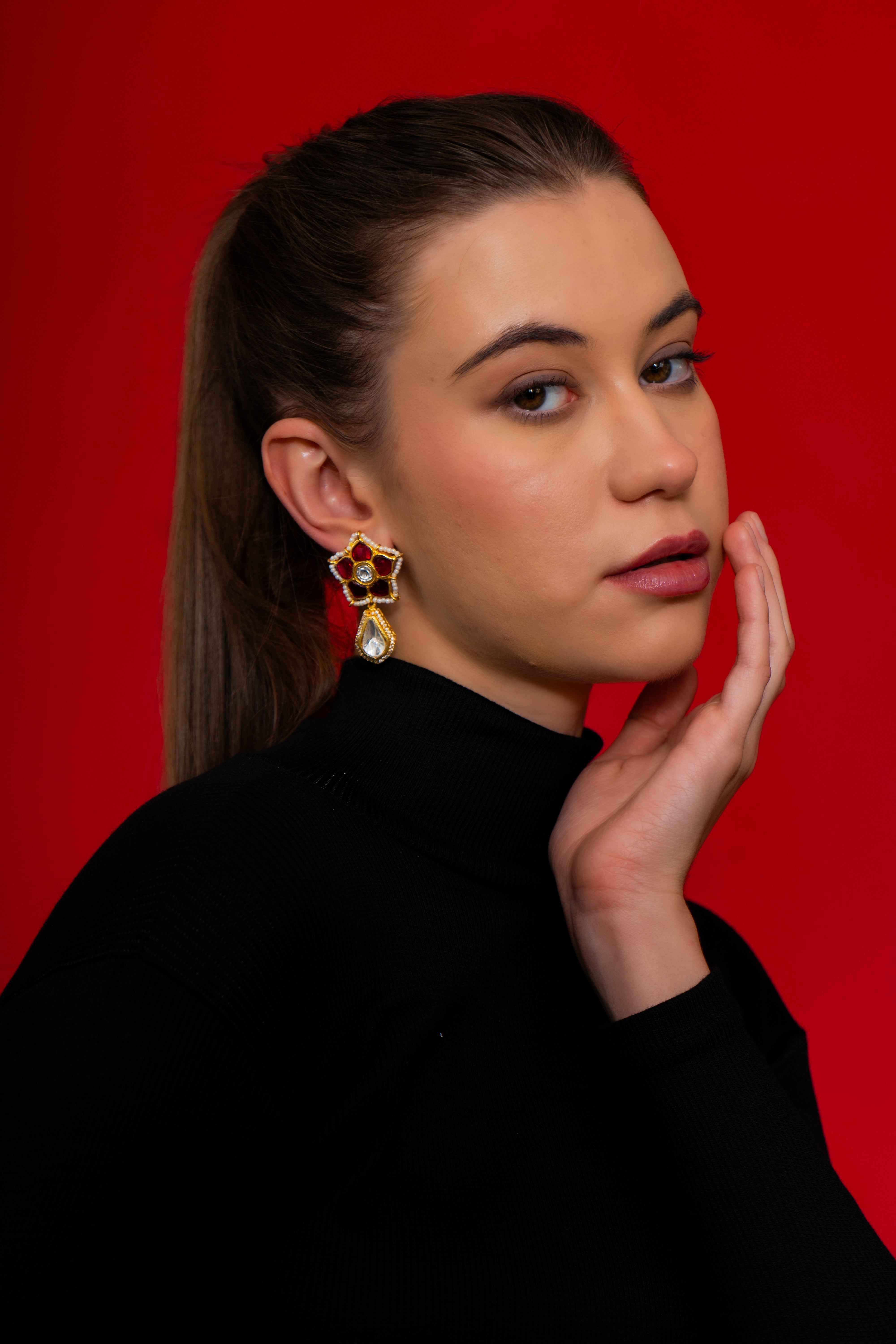 Genda jadau earings