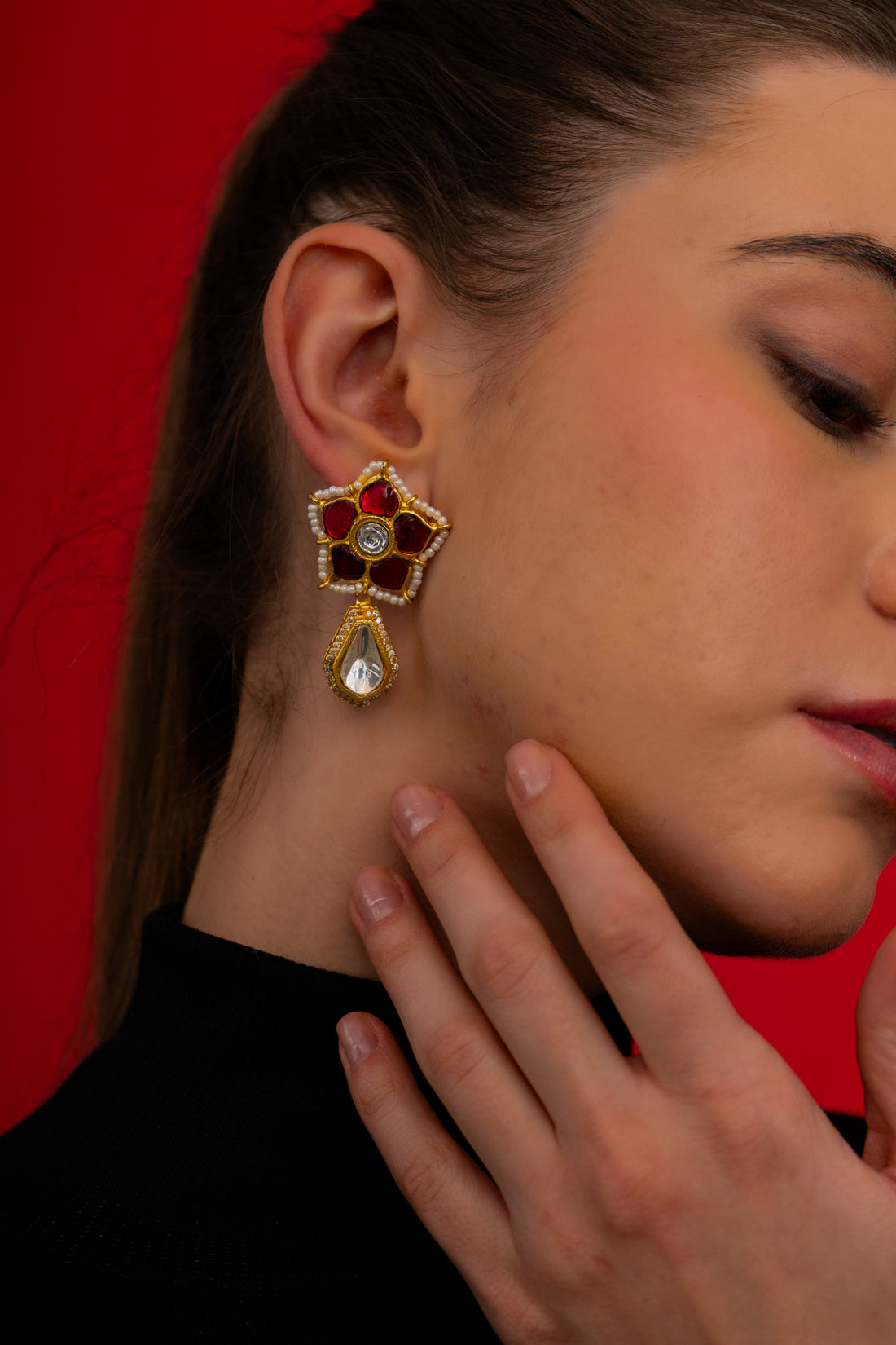 Genda jadau earings