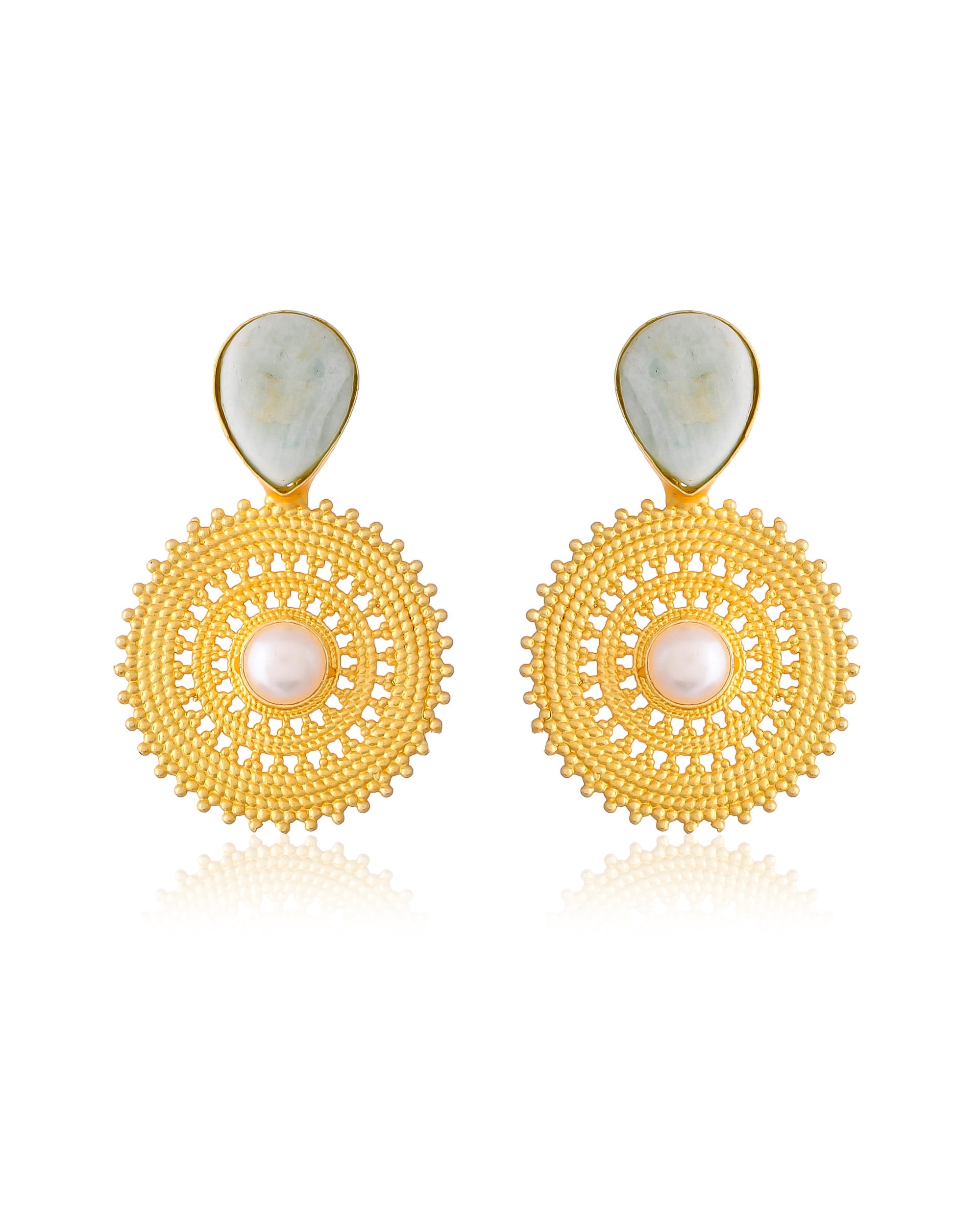 GOLD PINWHEEL STUDS