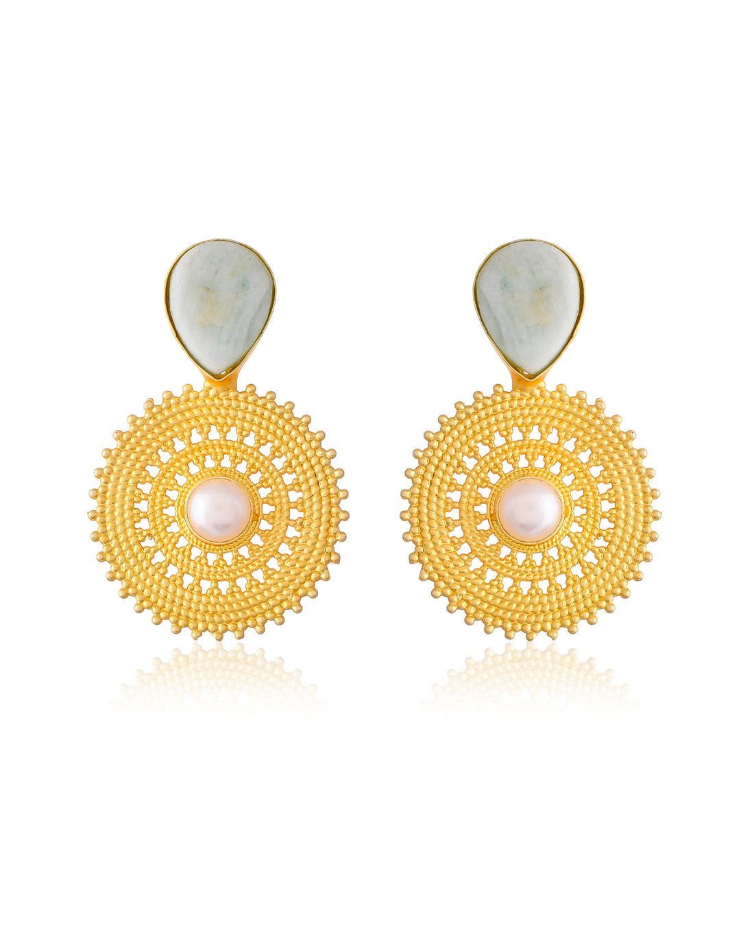 GOLD PINWHEEL STUDS