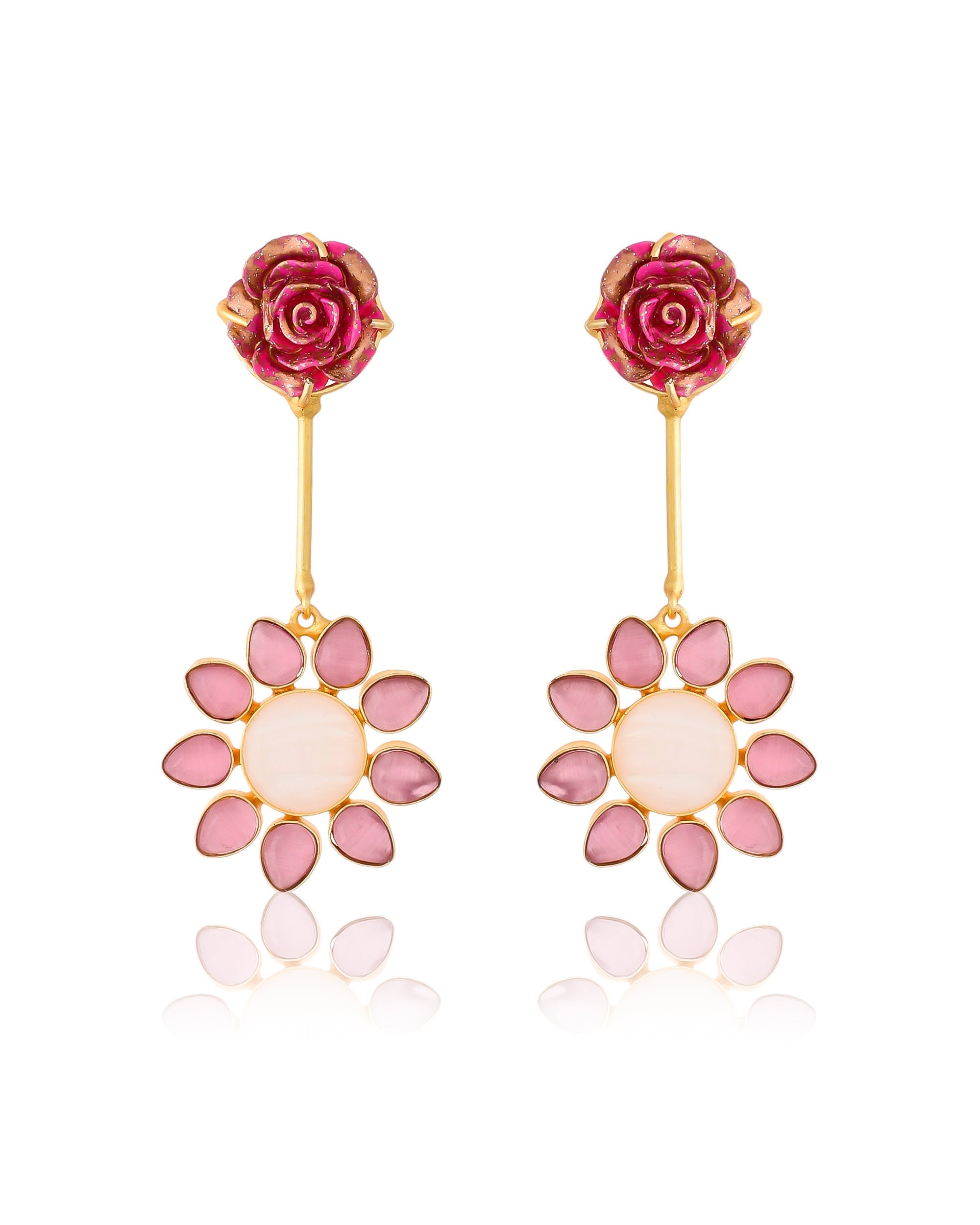 PINK BLOSSOM DANGLERS