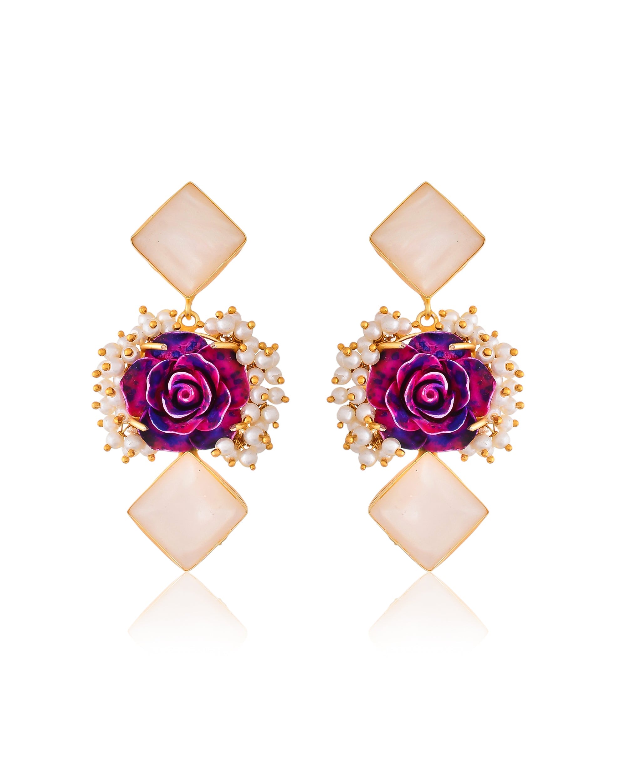 FLOWER PEARL EARING