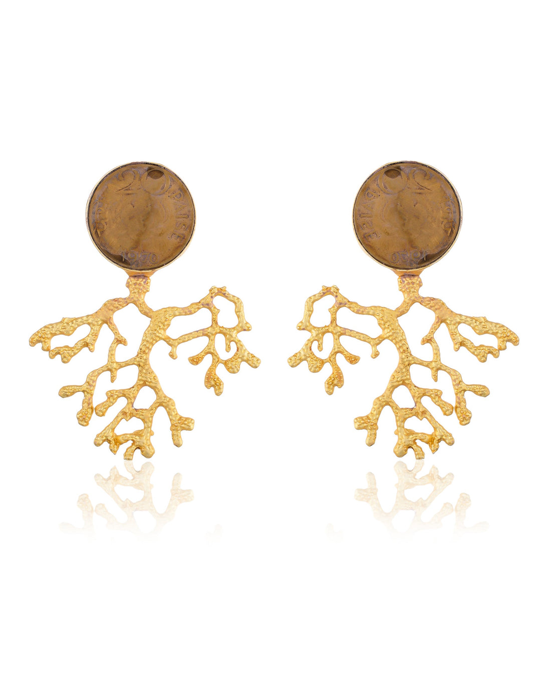 TEXTURED COIN STUDS