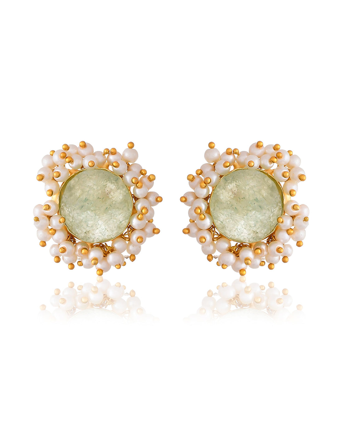 AVENTURINE ROUGH EARRINGS