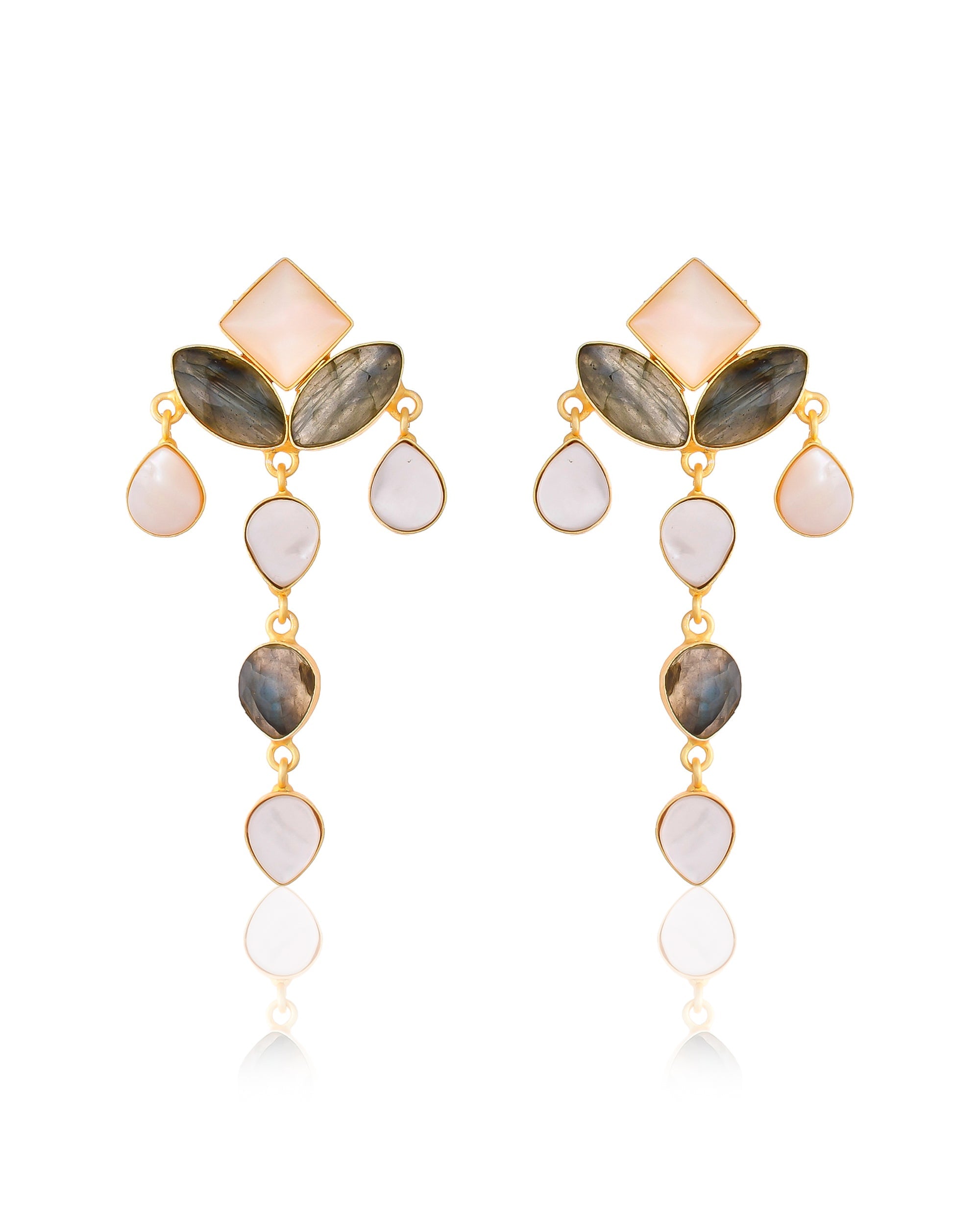 BLING INFINITY PETAL EARINGS