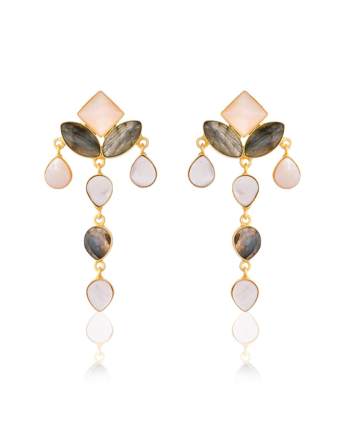BLING INFINITY PETAL EARINGS