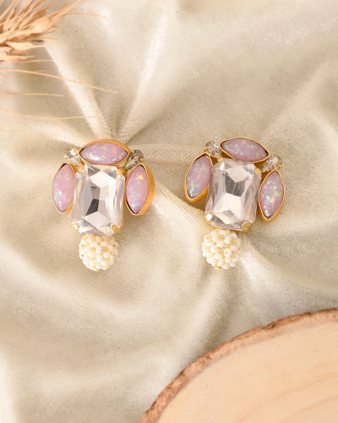 PINK AND WHITE STUDS