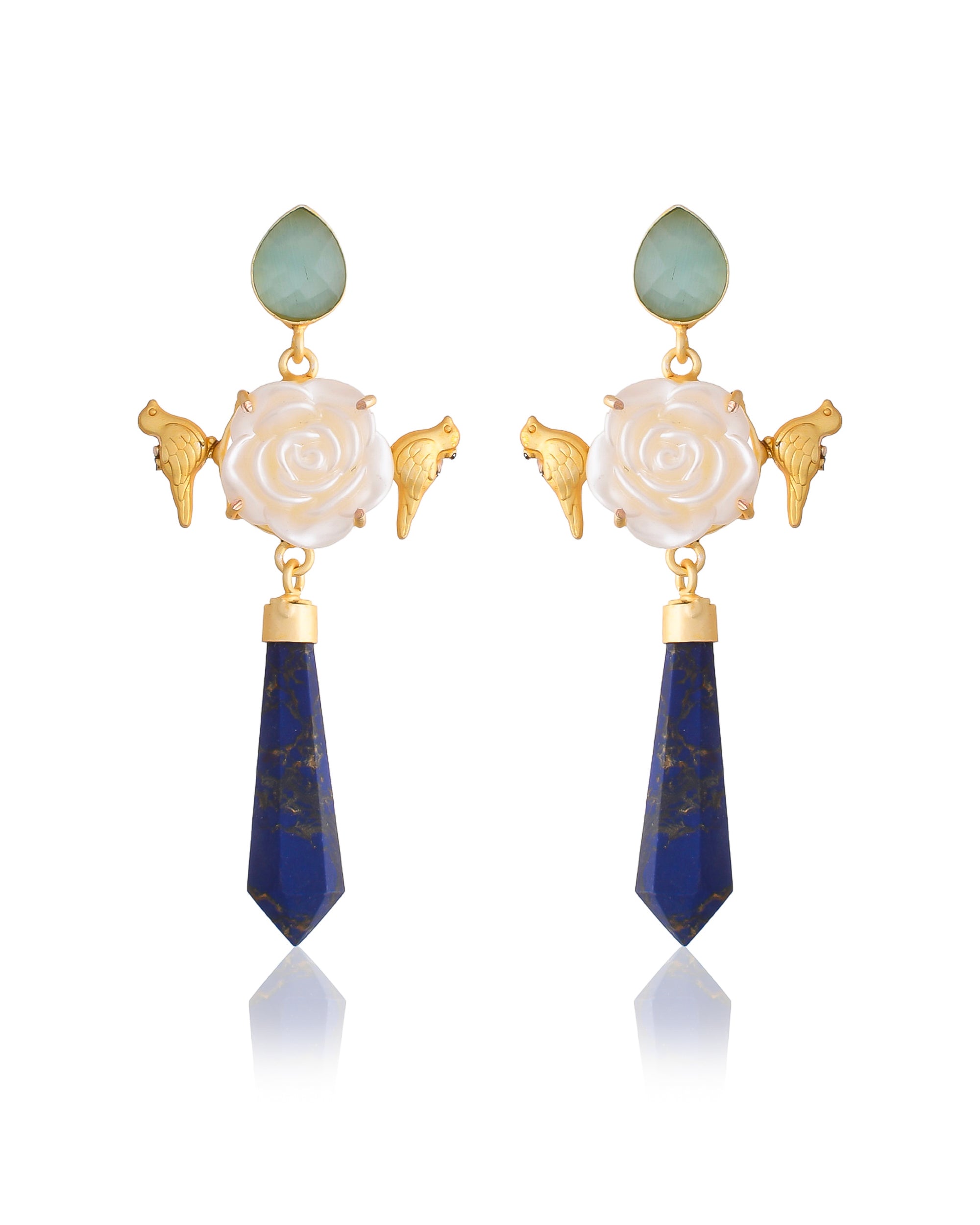 WHITE ROSE DANGLERS
