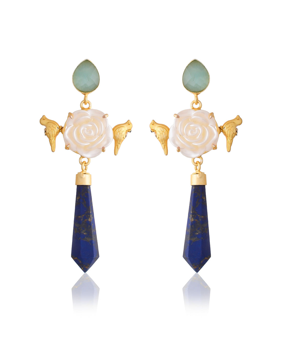 WHITE ROSE DANGLERS