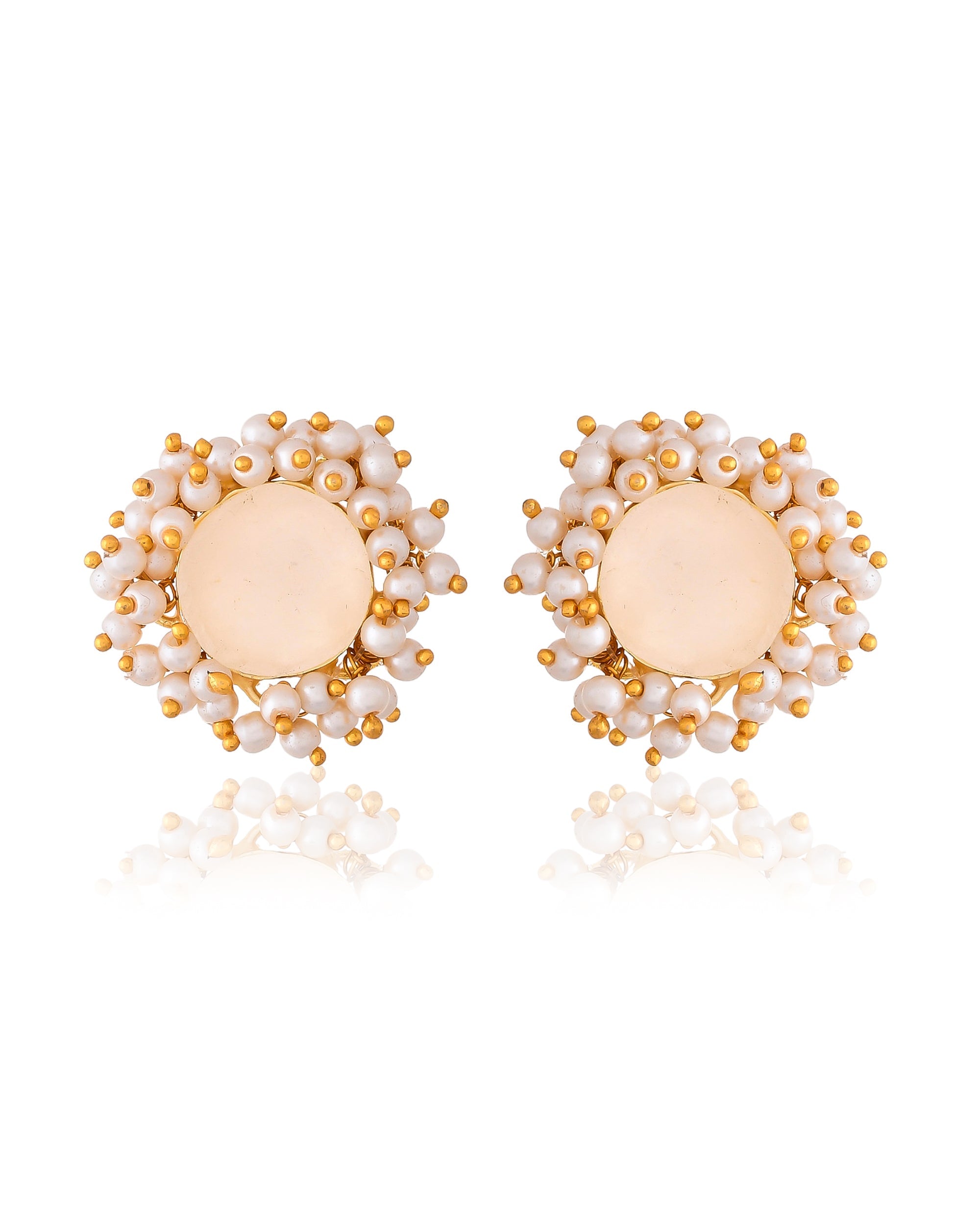 ROSE QUARTZ ROUGH EARRINGS