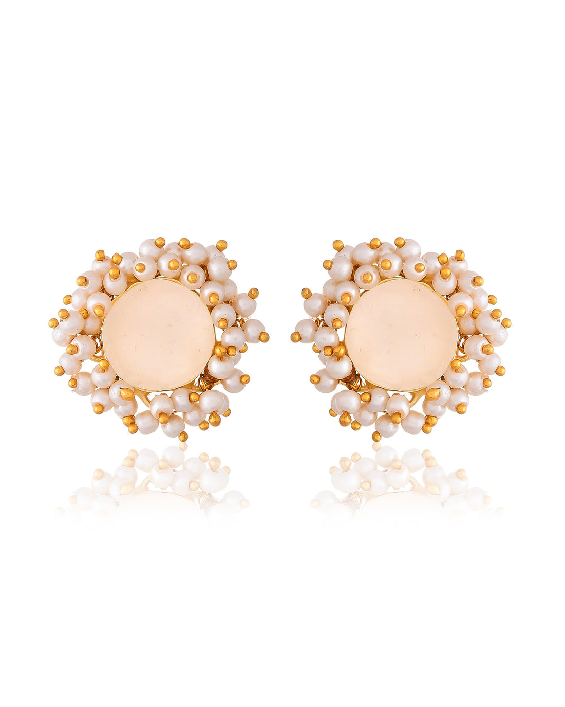 ROSE QUARTZ ROUGH EARRINGS