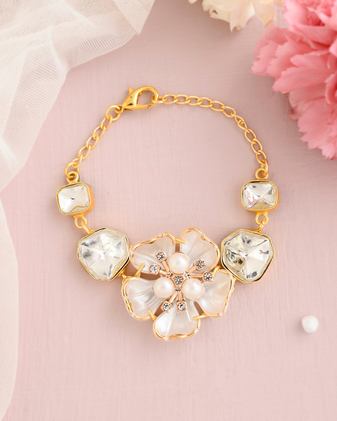 JASMINE POLKI BRACELET
