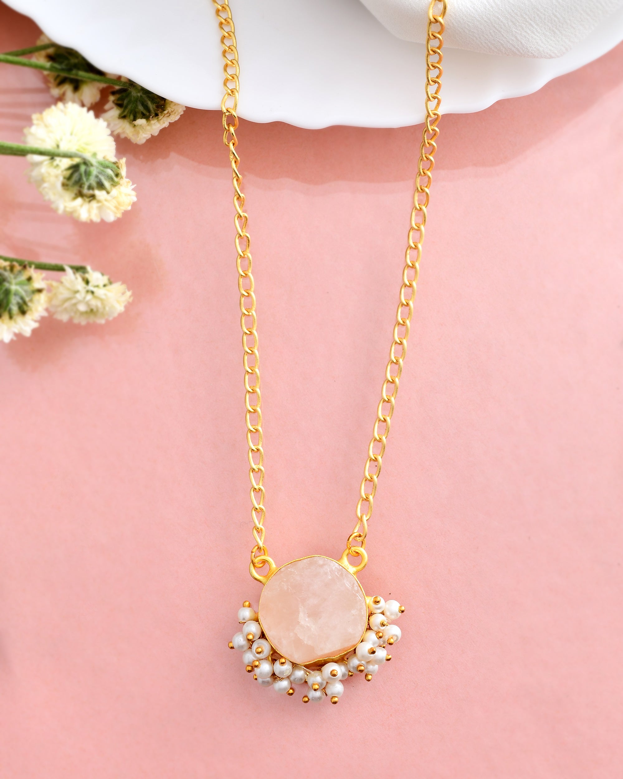 ROCK ROUTINE ROSEQUARTZ STONE (no tops with it )