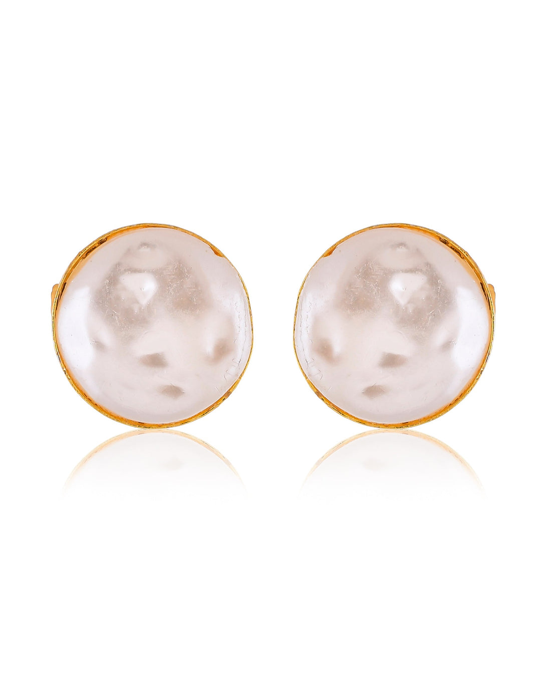 Desire Mother of Pearl Necklace Set with Pearl Earrings