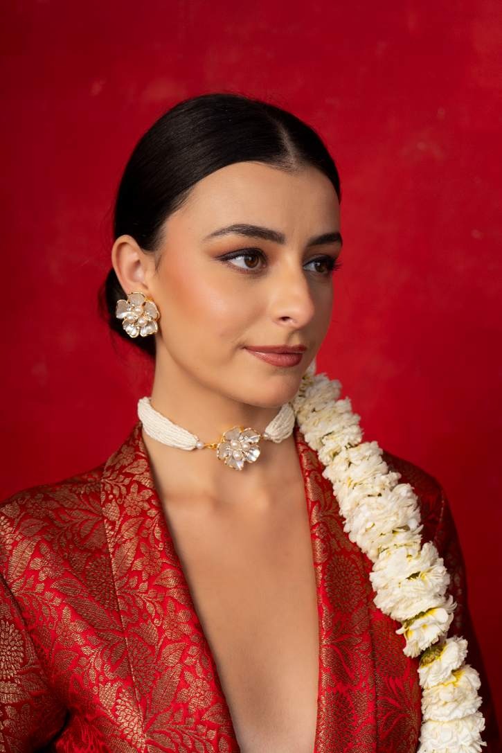 Mah-noor necklace with Tops