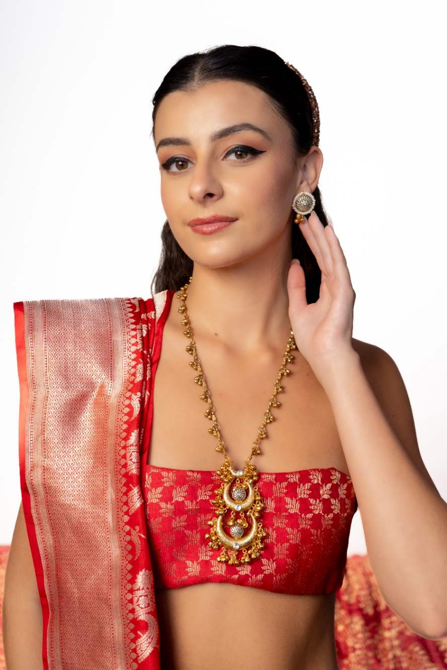 Love knot pendant with earings