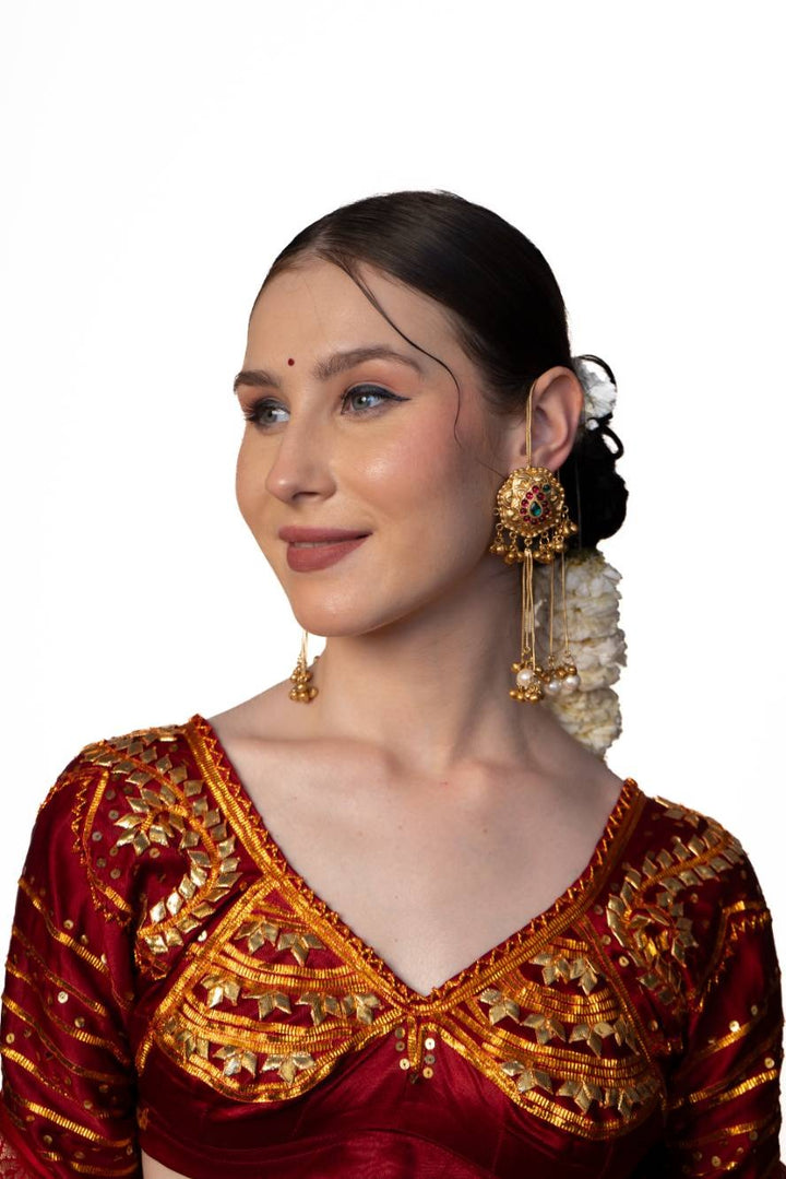 Dream Charm earings with kanauti