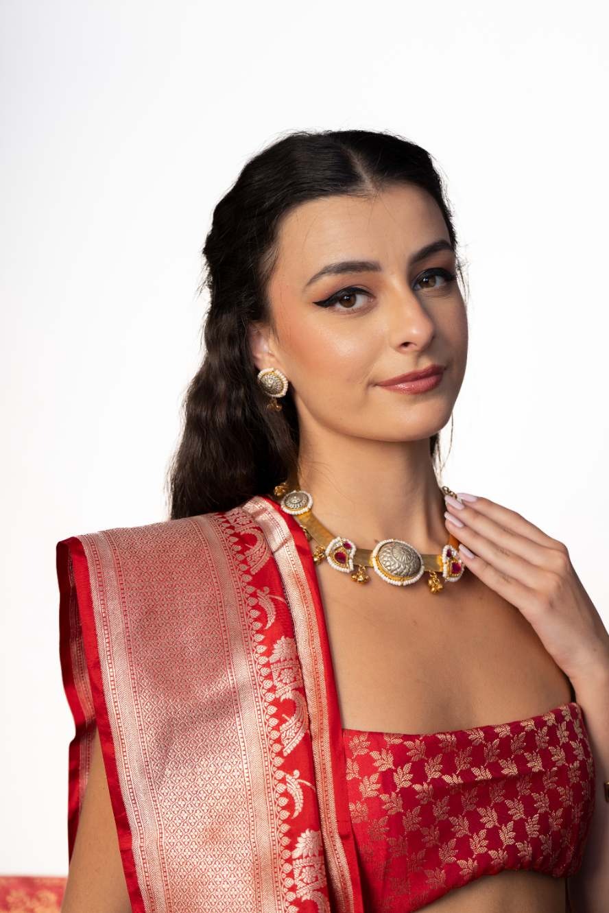 Pure Form -Hasli necklace with earings