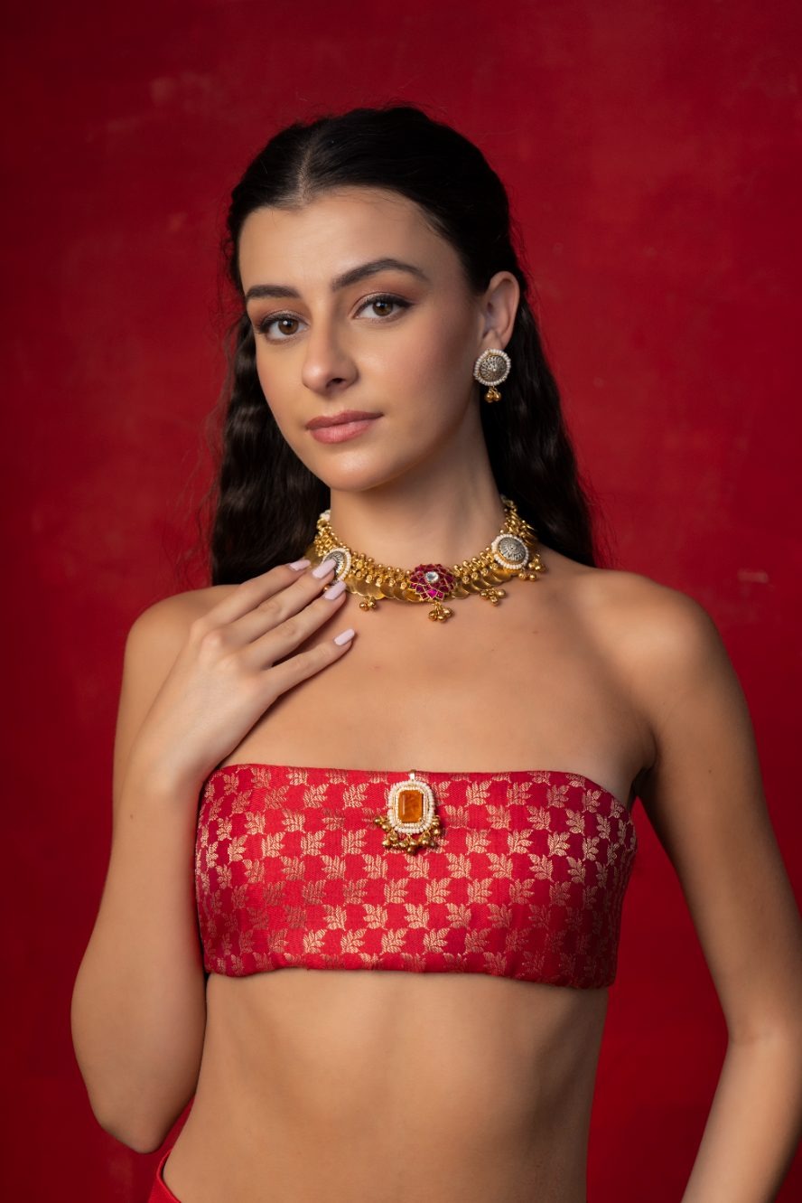 Zeenat necklace with earings
