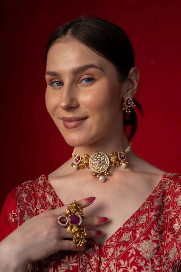 Sanam e Dil necklace with earings