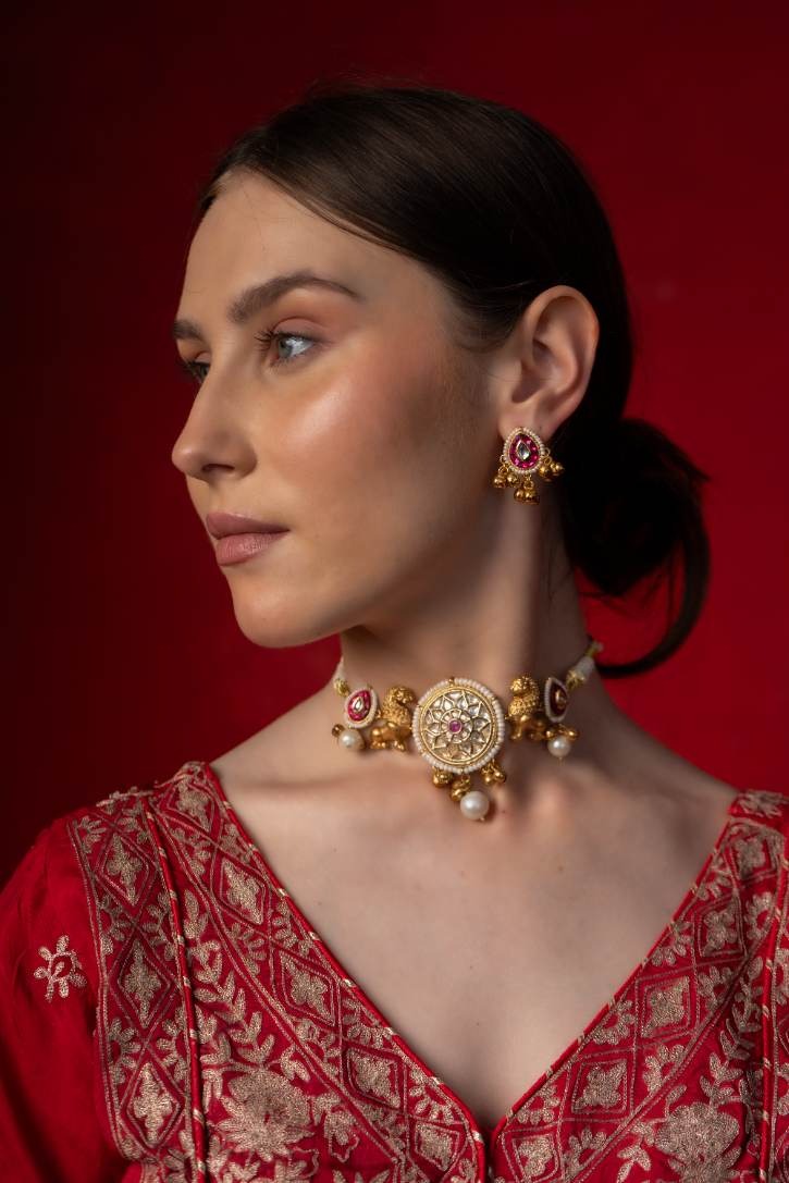 Sanam e Dil necklace with earings