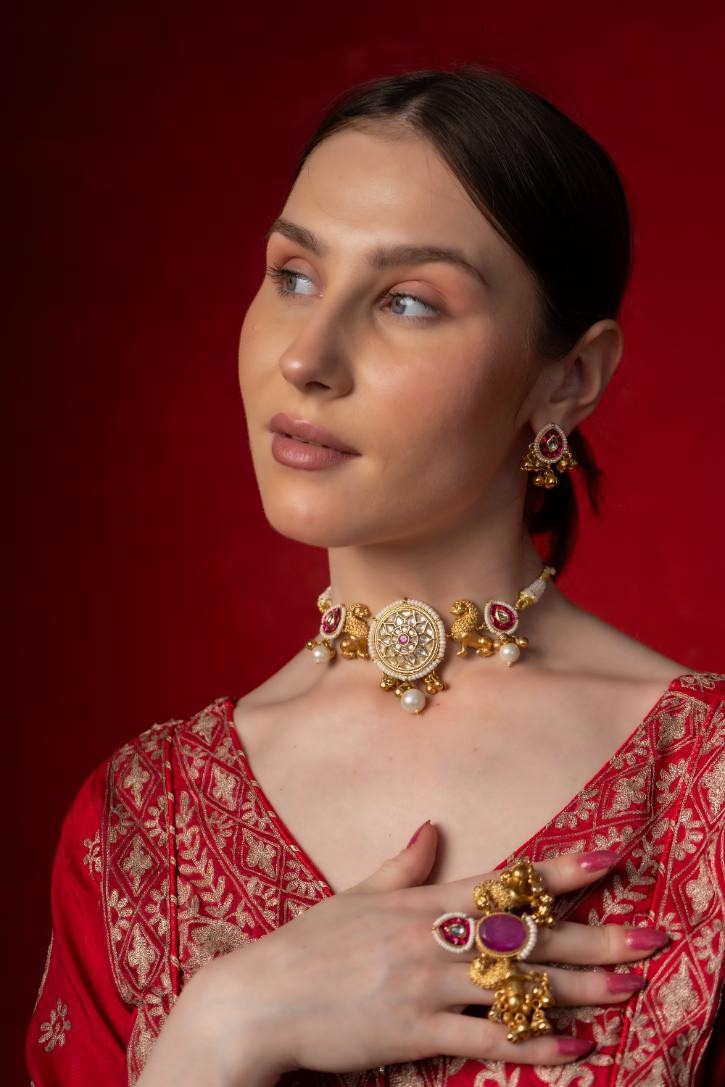 Sanam e Dil necklace with earings