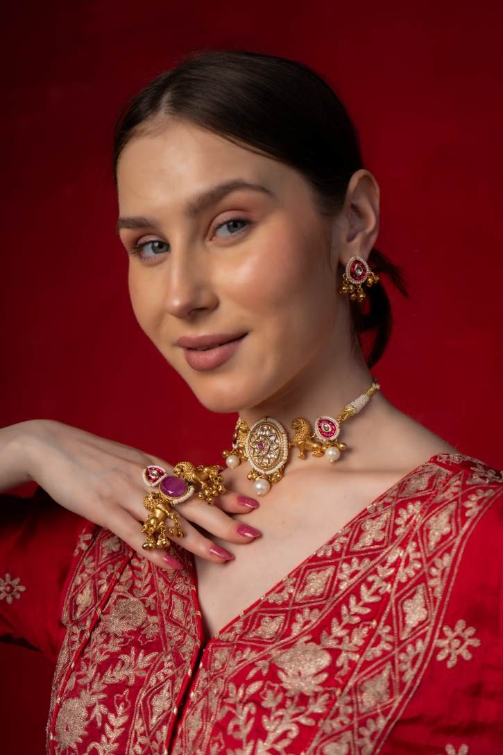 Sanam e Dil necklace with earings