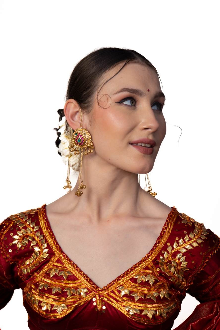 Dream Charm earings with kanauti