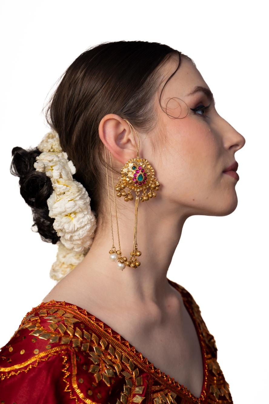 Dream Charm earings with kanauti