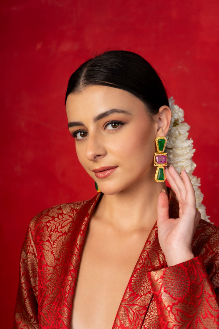 Colour Cracker earings