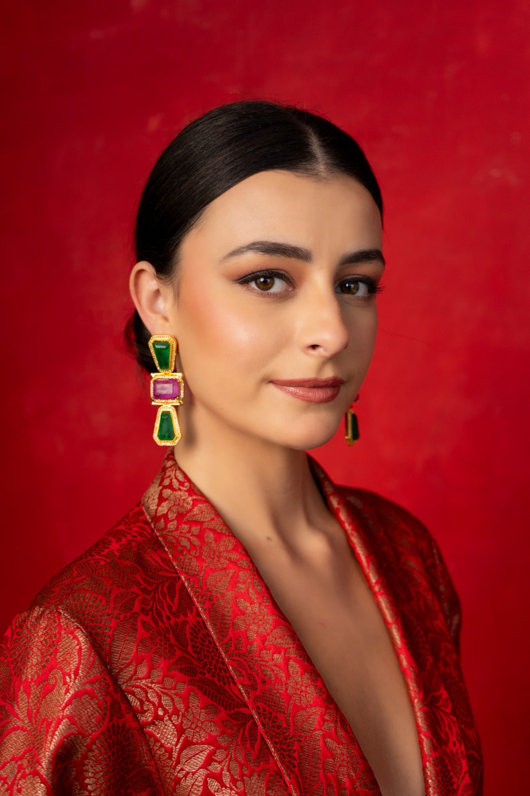 Colour Cracker earings